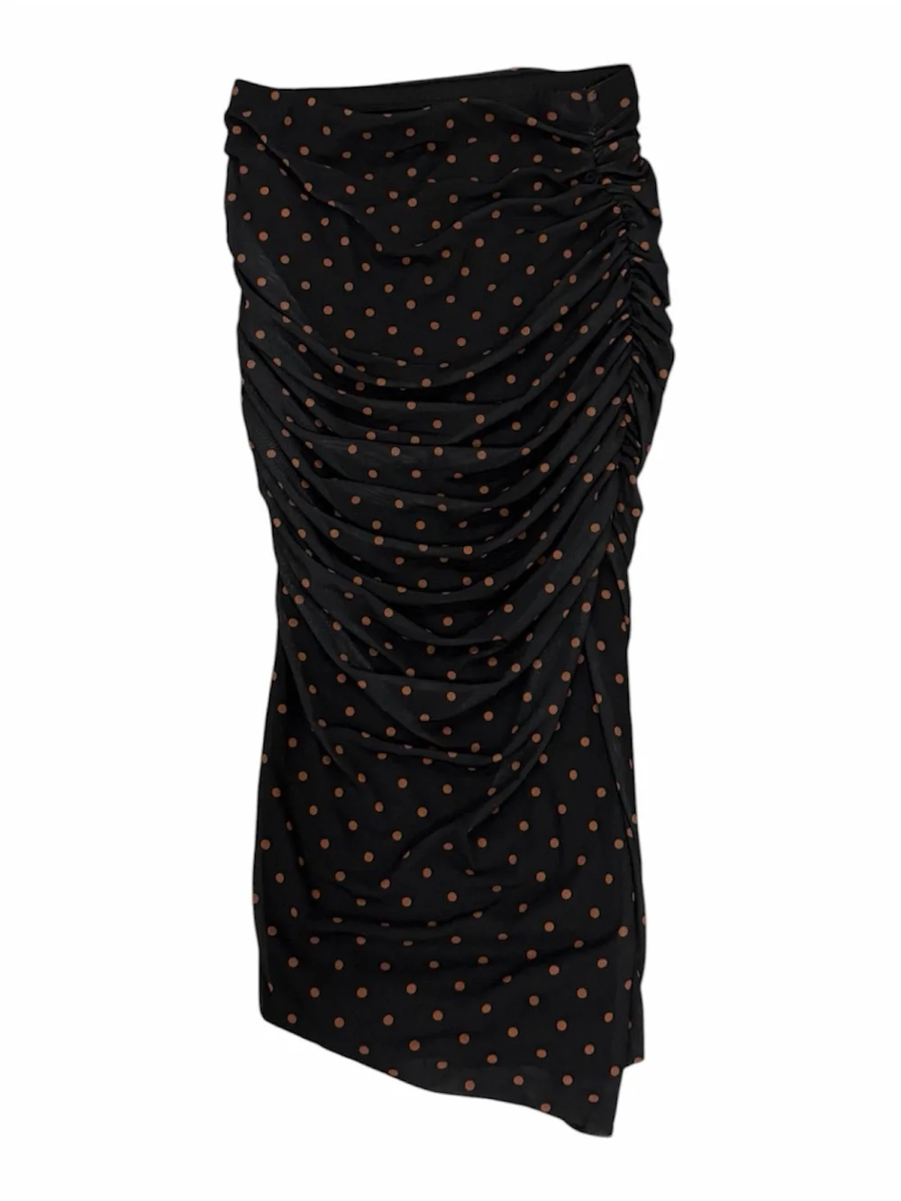AFRM Riley Skirt With Sepia Dot